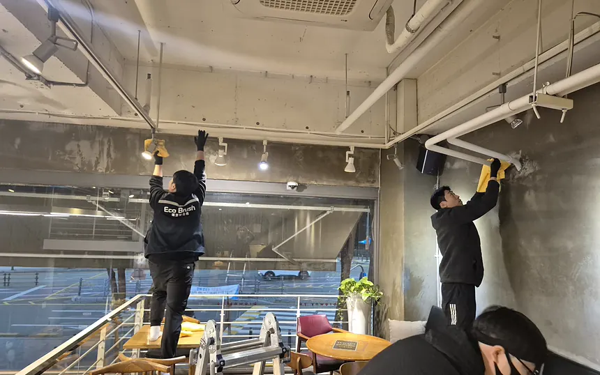 식당 청소 03