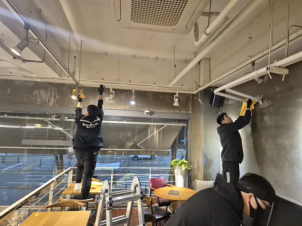 식당 청소